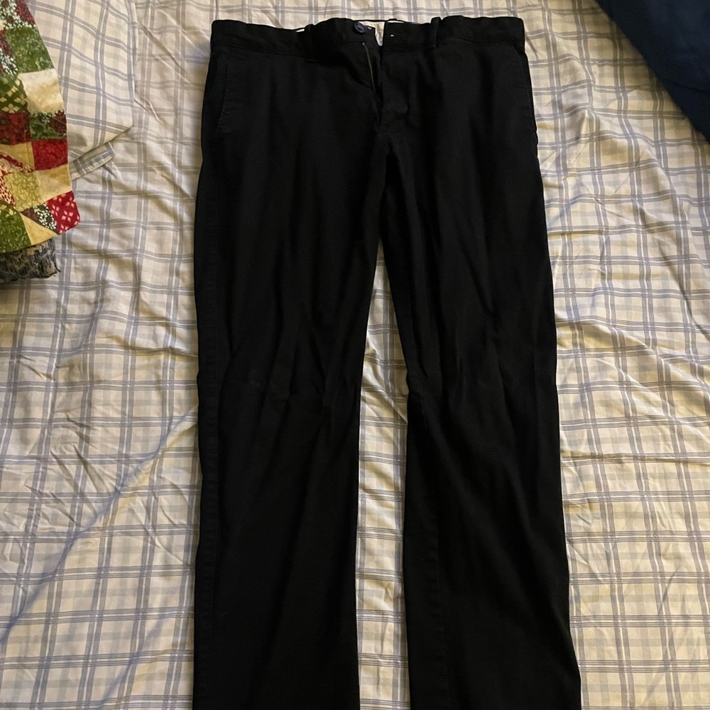 Men's J. Crew Black Slim Pants